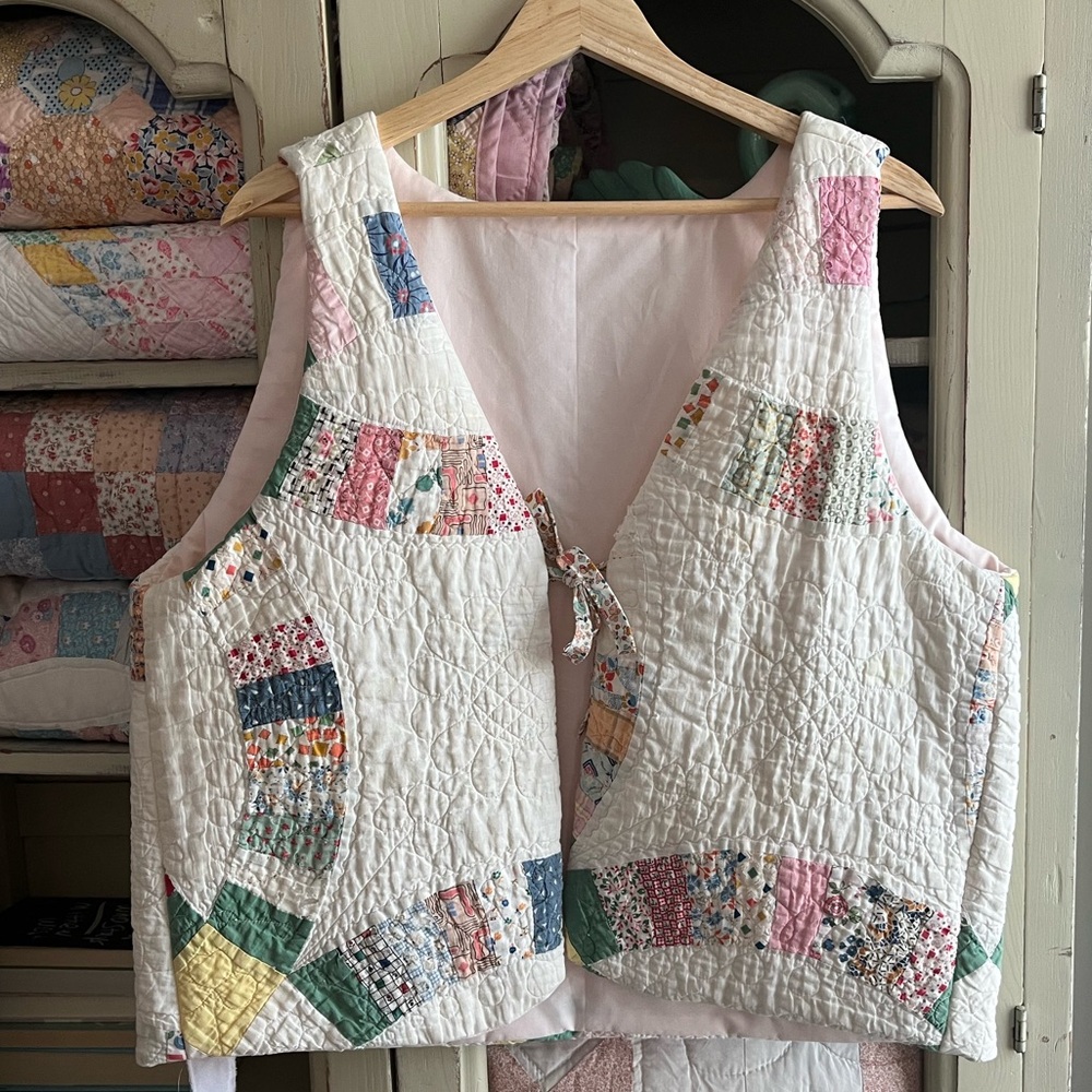 Vintage Quilt Jacket - Lucille Style sz L